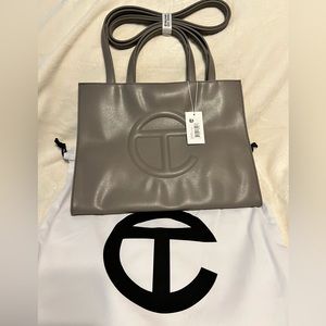 Brand new Telfar medium shopping tote in Grey. Never worn … tags still attached